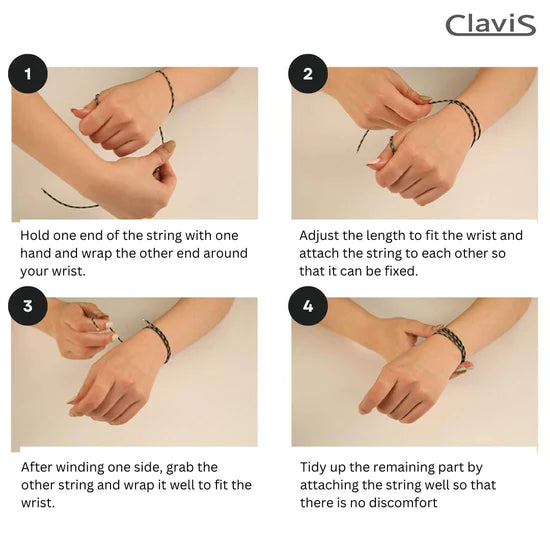 Clavis Ring Magnetic Sports Wrap Layered Bracelet